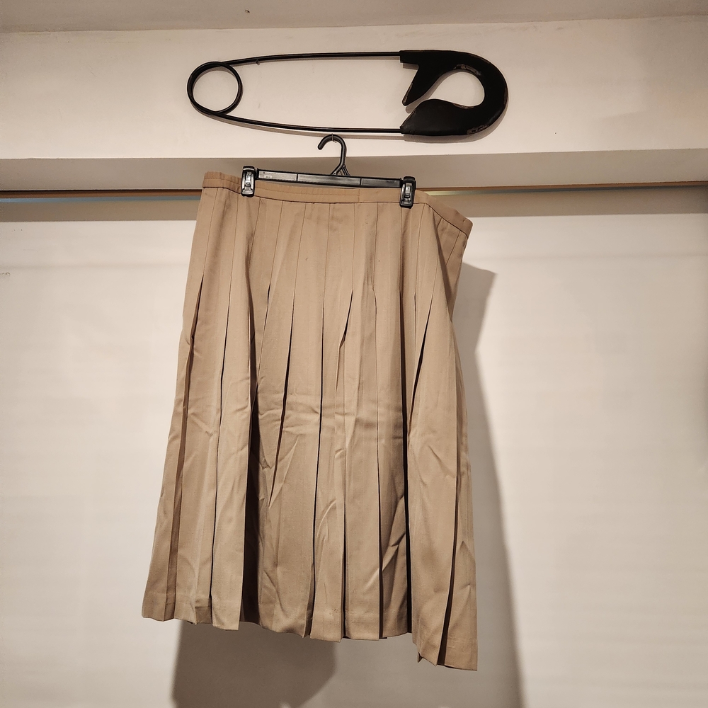 Appleseed's Classic Beige A-Line Skirt